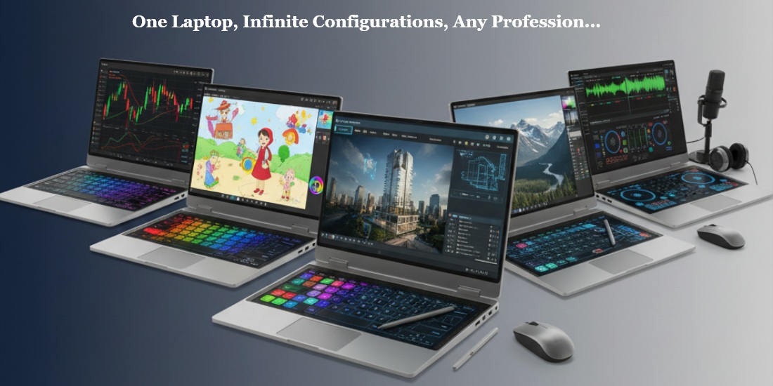 SupTop exploded view showing internal components